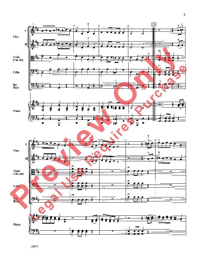 Fiddles on Fire for String Orchestra SO1 SC/PTS — view 4