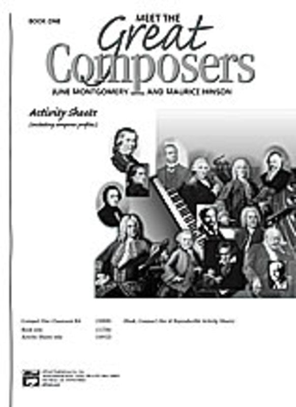 Meet The Great Composers Book 1 Activity Sheets