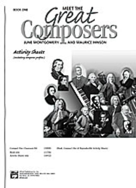 Meet The Great Composers Book 1 Activity Sheets