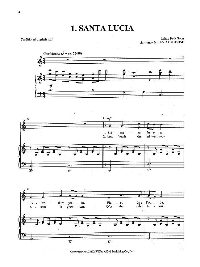 International Folk Songs for Solo Singers - Medium High Voice — view 3
