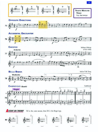 Accent on Achievement Book 1 for Alto Saxophone — view 2