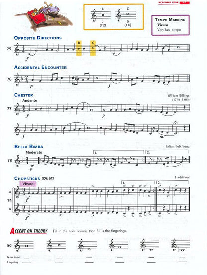 Accent on Achievement Book 1 Horn in F by John O'Reilly and Mark Williams, Alfred Music, 64 pages — view 2