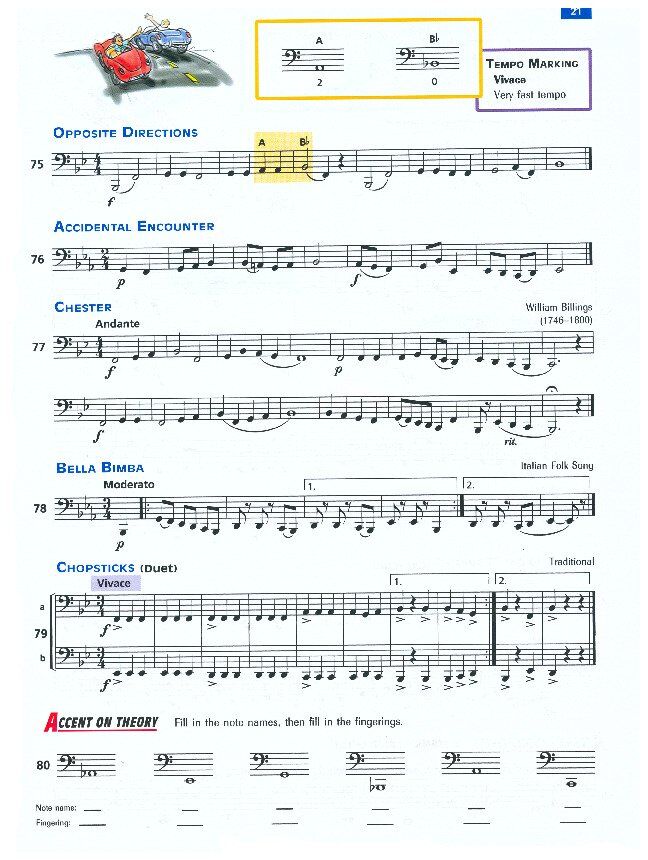 Accent on Achievement Book 1 for Tuba by John O'Reilly & Mark Williams, 48 pages, Alfred Music, Brass Series — view 2