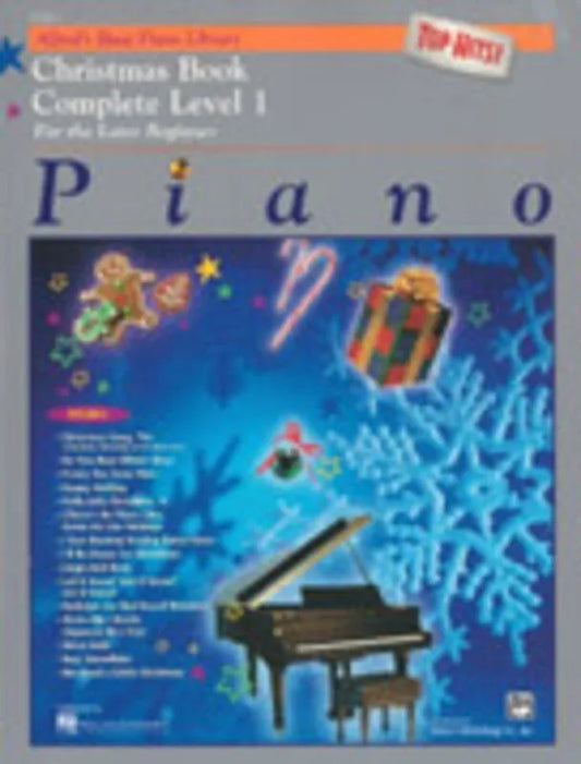 Alfred's Basic Piano Library Top Hits Christmas Complete Level 1