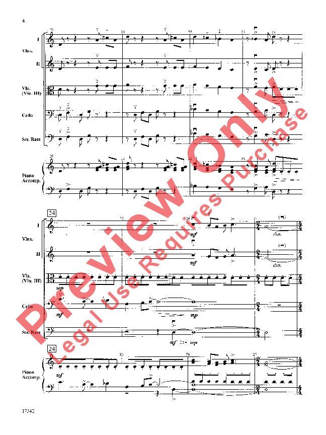 North Country Legend SO1 String Orchestra Score — view 5