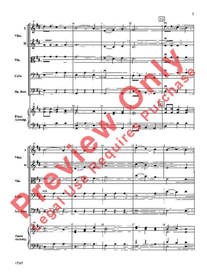 Night in Vienna for String Orchestra SO1 Full Score — view 4