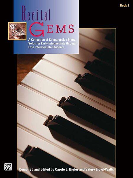 Recital Gems Book 1 for Piano by Alfred Music - 40 Pages