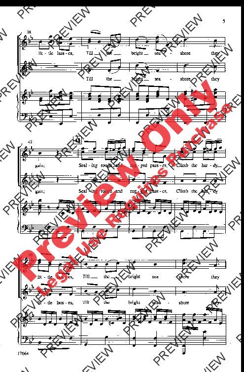 Climbing Over Rocky Mountain (From Pirates of Penzance) - Choral Arrangement by Sally K. Albrecht, Alfred Music, 12 Pages, Alfred Choral Designs — view 6