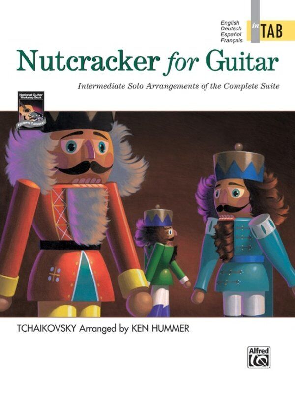Nutcracker for Guitar in TAB by Tchaikovsky - 48 Pages, Arranged by Ken Hummer, Alfred Music