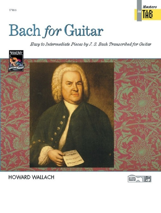 Bach For Guitar Guitar/Tab Book