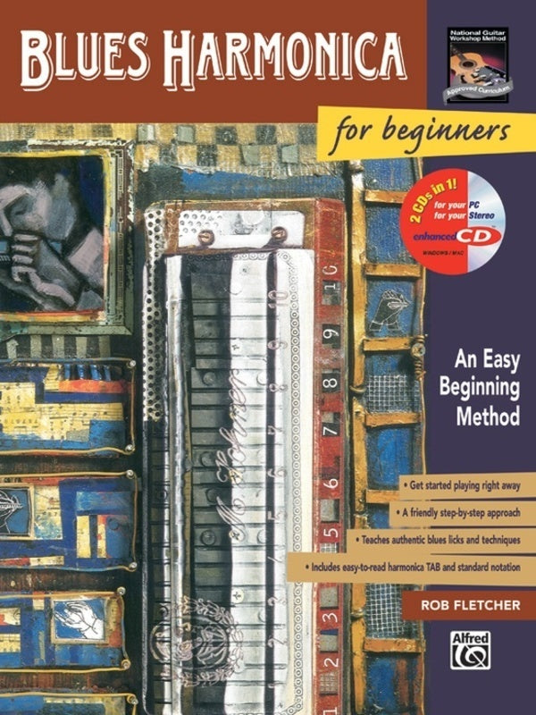 Blues Harmonica For Beginners Book/ECD Book