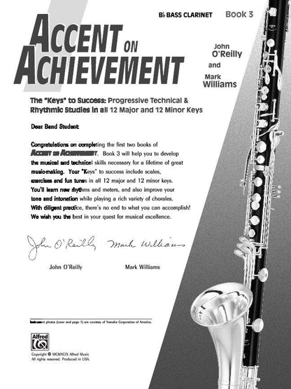 Accent on Achievement Book 3 for Bass Clarinet — view 2