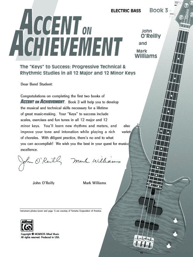Accent on Achievement Book 3 Electric Bass — view 2