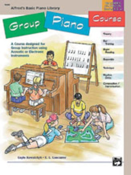 Alfred's Basic Piano Group Piano For Children Book 1 2 Midis Book