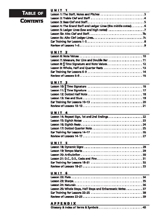 Alfred's Essentials of Music Theory Book 1 Alto Clef for Viola — view 3