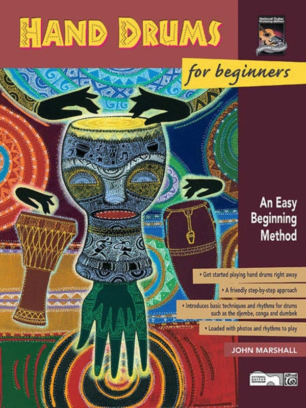 Hand Drums For Beginners Book Only Book