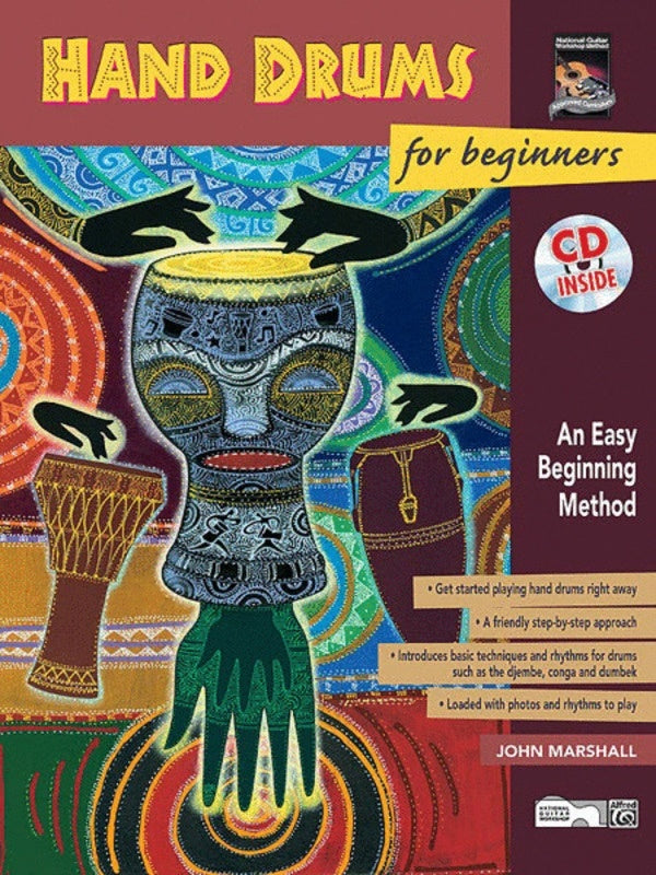 Hand Drums For Beginners Book/CD Book