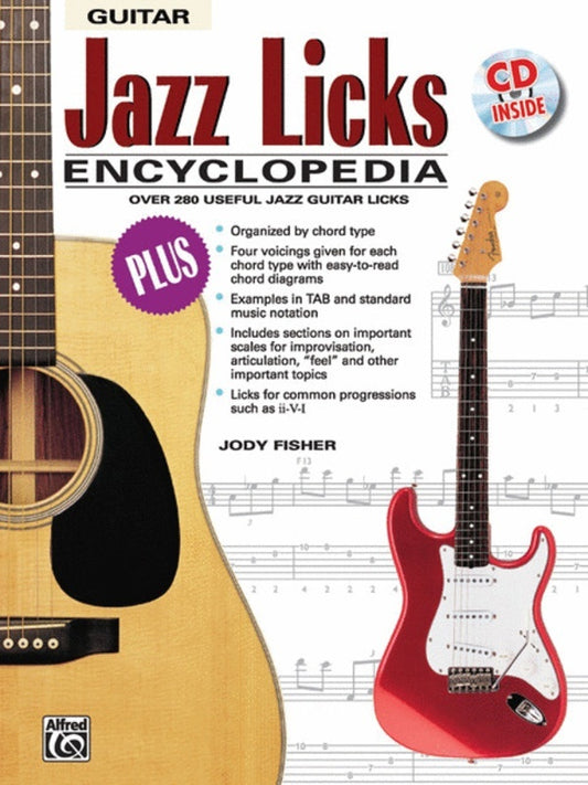 Jazz Licks Encyclopedia Book/CD Book