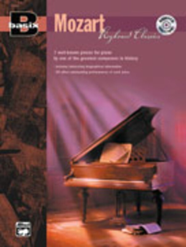 Basix Mozart Keyboard Classics Book/CD Book