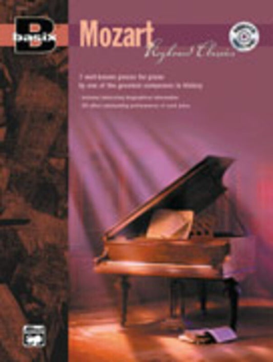 Basix Mozart Keyboard Classics Book/CD Book