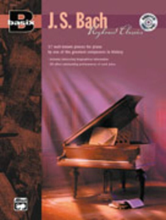 Basix J S Bach Keyboard Classics Book/CD Book
