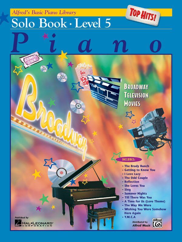 Alfred's Basic Piano Library Top Hits Solo Level 5