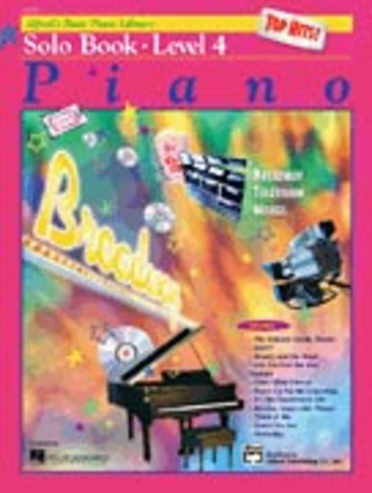Alfred's Basic Piano Top Hits Solo Level 4 Softcover Book/CD