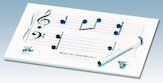 Music for Little Mozarts Music Activity Board with Magnetic Dry Erase Surface