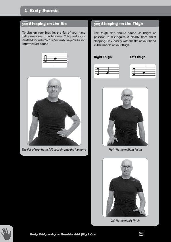 Body Percussion: Sounds and Rhythms BK/DVD by Richard Filz — view 5