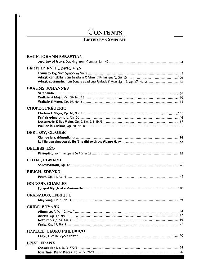 World's Greatest Melodies for Piano (Comb Bound) - Alfred Music, 160 Pages, Progressive Difficulty, Featuring Chopin, Grieg, Schubert, Tchaikovsky — view 2