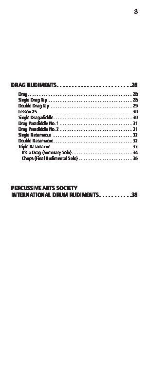 Drum Rudiment Dictionary Handy Guide by Jay Wanamaker, 40 Pages, Alfred Music — view 3