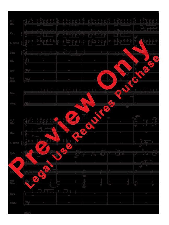 Eagle Ridge CB1.5 SC/PTS by Mark Williams - Band Overture for Young Bands, 120 Pages, Challenger Band Series, Published by Alfred Music — view 3