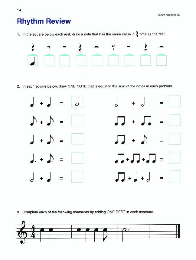 Alfred's Basic Piano Library Theory Book Level 2 — view 3