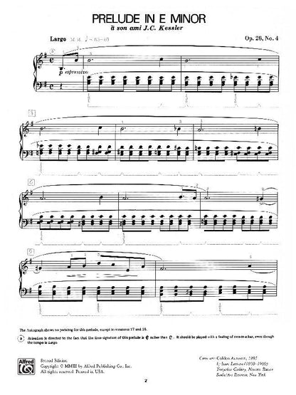 Chopin - Four Preludes Op. 28 Nos. 4, 6, 7, 20 for Piano — view 2