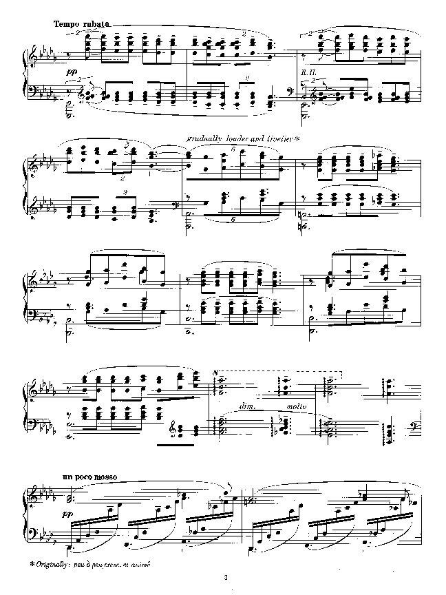 Debussy - Clair de Lune for Piano, Alfred Masterwork Edition, 8 Pages, Edited by Willard A. Palmer — view 2