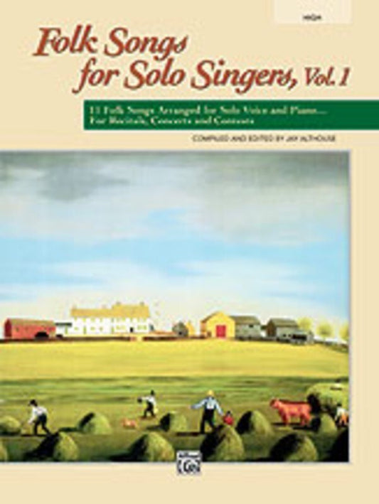 Folk Songs For Solo Singers Book 1 High Book/CD
