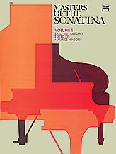 Masters of the Sonatina Vol 1 for Piano - Alfred Music - 32 Pages