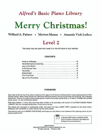 Alfred's Basic Piano Library Merry Christmas! Level 2 — view 2