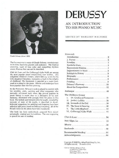Debussy - An Introduction to His Piano Music, Alfred Masterwork Edition, 64 Pages, Intermediate Piano Pieces