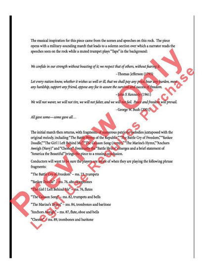 The Message on the Rock by Robert Sheldon for Band - Alfred Music - Young Symphonic Series - 258 Pages - Available in SmartMusic — view 3