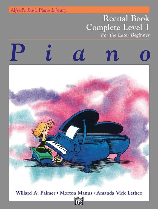 Alfred's Basic Piano Library Recital Book Complete Level 1 (1A/1B)