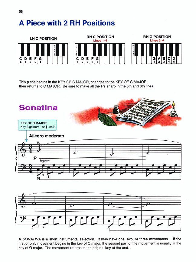 Alfred's Basic Piano Library Lesson Book Complete Level 1 (1A/1B) — view 4