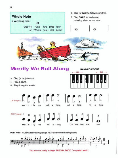 Alfred's Basic Piano Library Lesson Book Complete Level 1 (1A/1B) — view 2