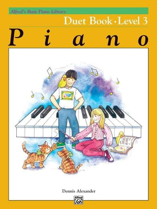 Alfred's Basic Piano Library Duet Book Level 3 by Dennis Alexander