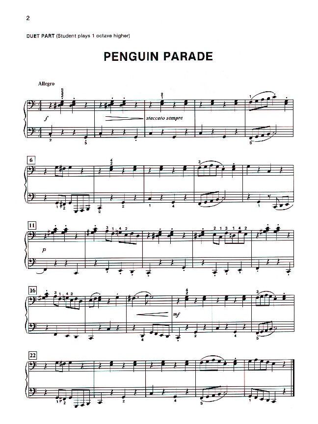 Alfred's Basic Piano Library Duet Book Level 3 by Dennis Alexander — view 2