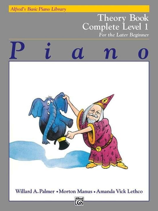 Alfred's Basic Piano Library Theory Book Complete Level 1 (1A/1B)