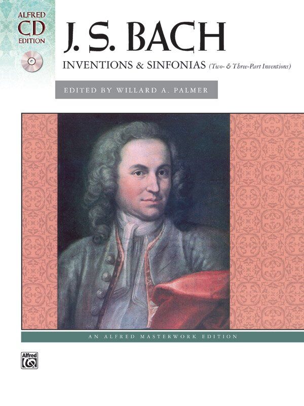Bach - Two & Three Part Inventions Book with CD