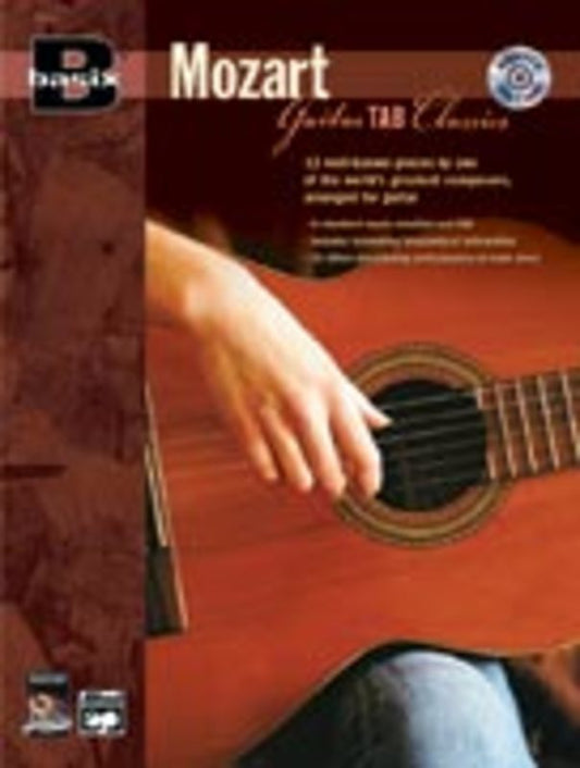 Basix Guitar TAB Classics Mozart Book/CD Book