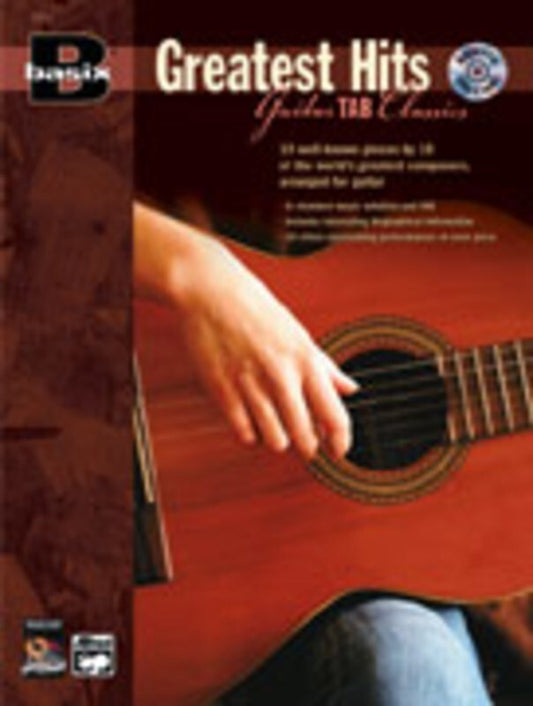 Basix Greatest Hits Guitar Classics Book/CD G/Tab Book