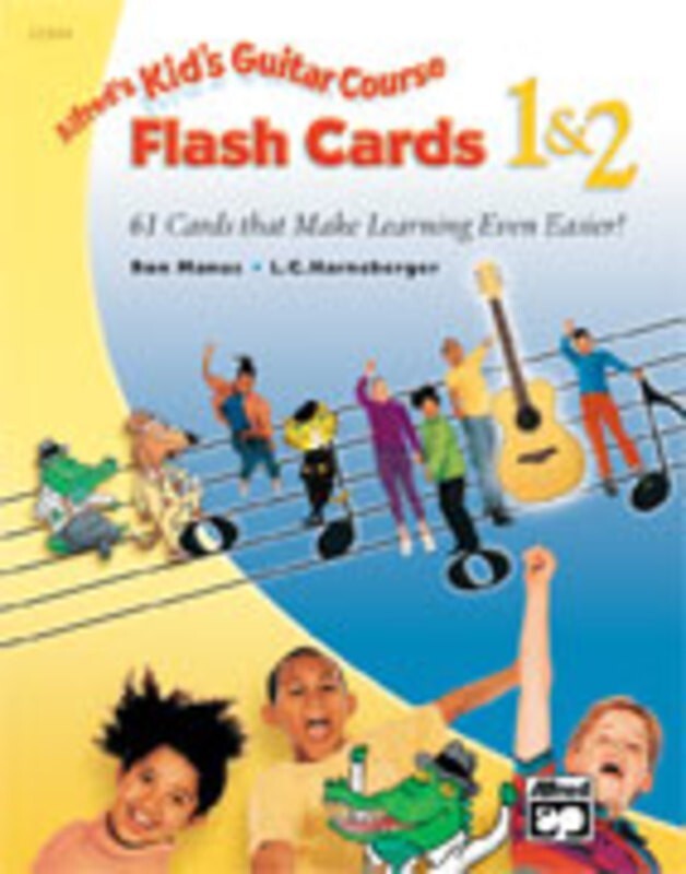 Kids Guitar Course Flash Cards 1 And 2 Book